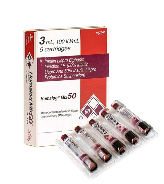 HUMALOG MIX/25 CARTRIDGE 3 ML
